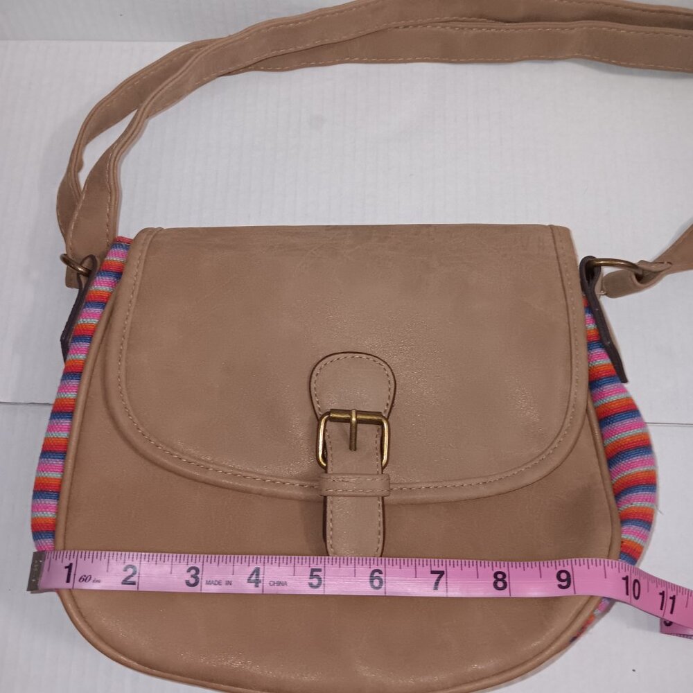 AMERICAN EAGLE BY PAYLESS BOHO HIPPIE CROSSBODY HANDBAG - Picture 8 of 10